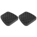 2pcs Black Automobile Brake Clutch Pedal Rubber Pad Cover Set for Acura Accord