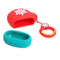 Santa Claus Gloves Silicone Case Earbuds Scratch-resistant Container for AirPods