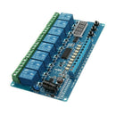DC 8V to 36V Industrial Grade 8 Channel Multi-Function Relay Module Wide Vo