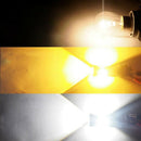 2PCS 3030 Switchback LED Bulb 3157 White Amber Dual Color Turn Signal Light