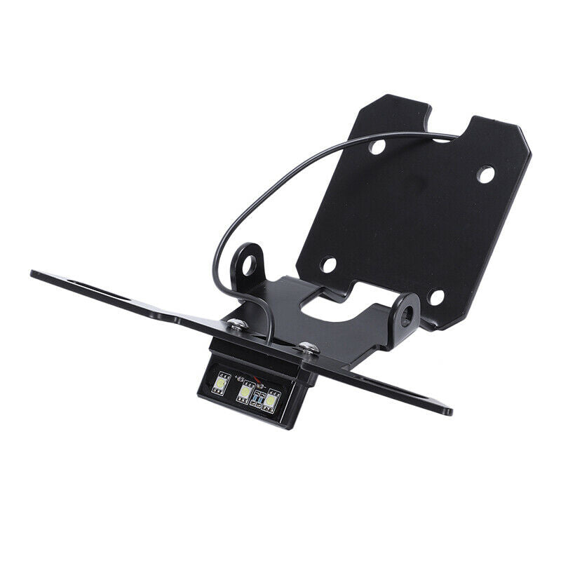 Motorcycle Rear License Registration Plate Tail Frame Holder Bracket Modifi U8X6