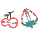 5PCS Baby Cute Fruits Hairpins Girls Hair Accessories BB Hair Headwear JR