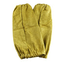 Elastic 16" Welders Sleeve Cowhide Leather, Heat Resistant, 1 Pair Sleeves