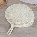 Decorative Hand Fan Straw Hand-woven Wedding Souvenir Handheld Bamboo Danc FT