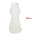White Thin Reusable Menstrual Cloth Sanitary Pads Napkin for Women Girl 38cm