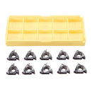 10 Packs 16ER AG55 Inserts For Steel Stainless Steel Lathe