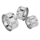 3pcs Stainless Steel Dumpling Mold Dough Press Cutter Pastry Maker Tool