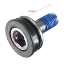1 Pair Bike Cycling Axle Bolt Screw Capless Key Crank Arm Bottom Bracke  Z