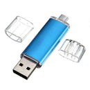 32GB USB Memory Stick OTG mini USB Flash Drive Mobile PC blue
