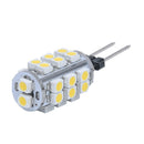5X G4 26 SMD LED Warm White Marine Light Bulb Lamp DC 12V 1.2W
