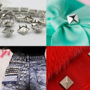 100pcs 8mm DIY Crafts Rivets Button Studs Decor Garment Bag For Cloth Hat P N1G8