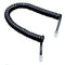 2Meters Black RJ11 4C Plug Modular Telephone Extension Phone Cord Cable Line