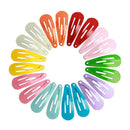 50x Girl Hair Clips 10 Assorted Colors Non-Slip Metal Hair Barrettes Hair