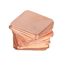 30Pcs 15mmx15mm Heatsink Copper Shim Thermal Pads for Laptop GPU CPU VGA