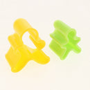 5Pcs/Set Random Colors Plastic Cookie Cutter Set Cute Gingerbread Man Biscuit