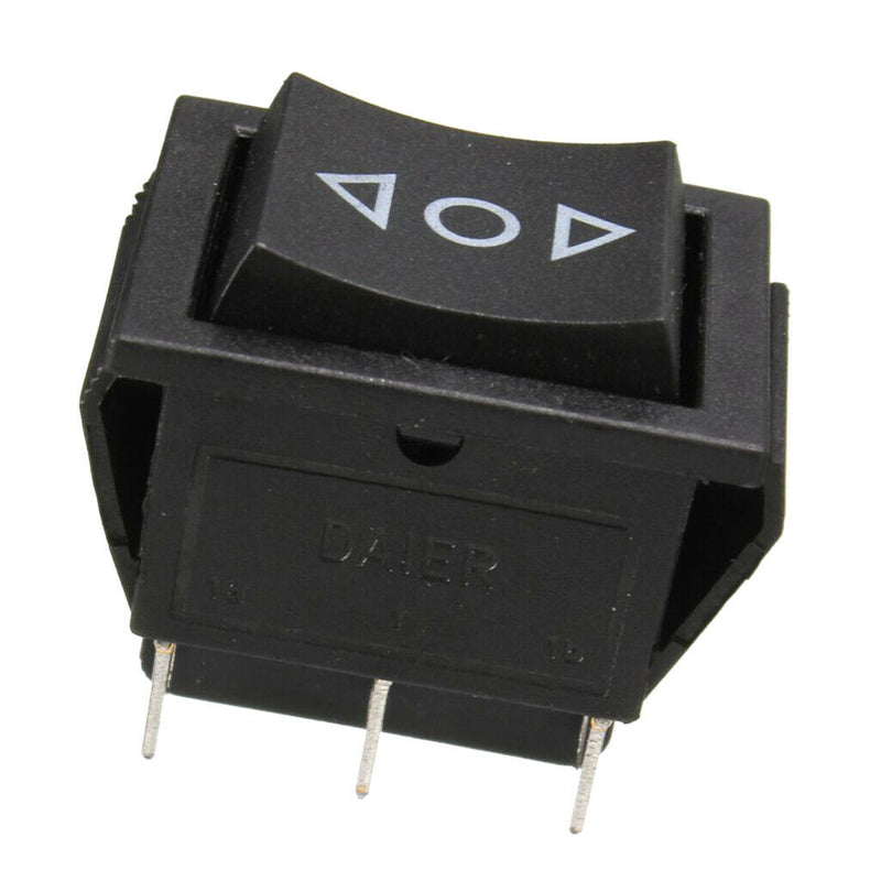 4x 6-Pin DPDT ON-OFF-ON 3-Position 250V/10A 125V/15A Snap in Boat Rocker Switch