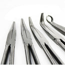 1X(5-Piece Set Of Multi-Function Stainless Steel 11-Inch Long Needle-Nosed