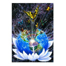 5D DIY Diamond Embroidery Global Butterfly Painting Home Decor Cross Stitch