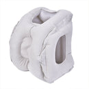 Inflatable Travel Sleeping Bag Cushion Neck Pillow for Outdoor Airplane- BX