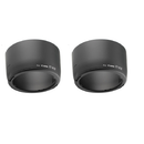 2 Pieces -65 III Lens Hood For CANON EF 85mm 100mm 135mm 100-300 70-210mm