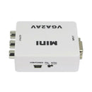 1080P Mini Digital VGA to RCA AV TV CVBS Converter with audio for PC laptop â„–[