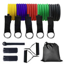 11pcs Resistance Bands Set Pull Rope Home Gym Equipment Fitness Yoga Exercise