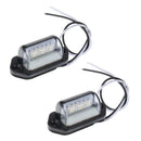 New Hot 3 LED Rear Lisence Number Plate Light Lamp Trailer Car Light 12/24V