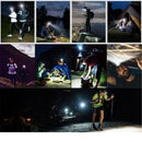 LED USB Rechargeable Headlamp Headlight Head Lamp Torch Flashlight Waterproof AU