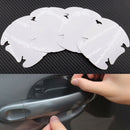 4x DIY Invisible Clear Car Door Handle Paint Scratch Protector Guard Film Sheet