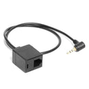 Headset Adapter 2.5mm TRS Stereo Plug Male To RJ9 6P4C Socket Female CablY`US