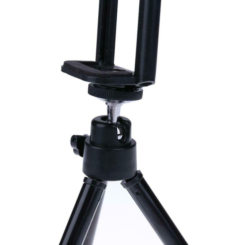 Mini Mobile Phone Stand Flexible Tripod for Smartphone Camera Video Black