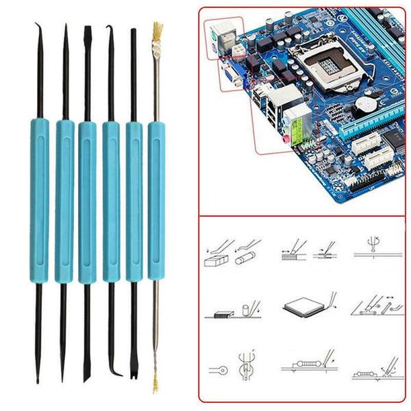 New 1 Set 6pcs Solder Assist Disassembly Tools BEST SA-10 Repair Assembly Weld