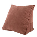 Triangular Lumbar Cushion Back Support Travel Pillow  Chair S-Coffee