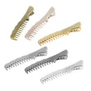 12x Hair Clips Alligator Barrette Clip With Teeth No Slippery Duckbill Clip