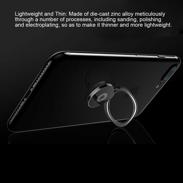 Universal 360 degree Finger Ring Stand Phone Holder Car Rotating Magnetic G K1W7