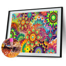 5D DIY Full Drill Diamond Painting Colorful Flowers Cross Stitch Embroidery