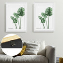 Set of 2 Wood Photo Frame Shell Display Tabletop Picture Frames Holders