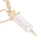 1Pcs needle medical box charm keychain key ring doctor nurse keyring key chai OZ