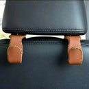Universal Vehicle Car Auto Back Seat Holder Hook Headrest Hanger Bag Purse Brown