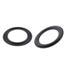 2Pieces 5inch Car Audio Circle Rubber Foam Edge Surround Speaker Repair Parts
