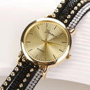 8 Colors Luxury Casua Wristwatch Watch Women Dress Watch  Black