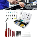 800pcs Plastics Retainer Clip Rivet Fastener Kits Fit For Car Door Bumper P D5Z0