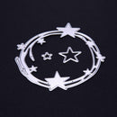 3pcs Stars Circle Cutting Dies Scrapbooking Carbon Steel Cutting Pressing