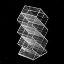 Clear 10 Grids Fish Shape Makeup Storage Lipstick Case Organizer Box