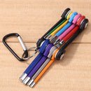 9pcs Folding Screwdriver Hex Wrench Set Allen Inner Hexagonal Spanner Kit