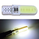 10pcs 12V 2W T10 LED Car Interior Lights COB Wedge White Light Lamps