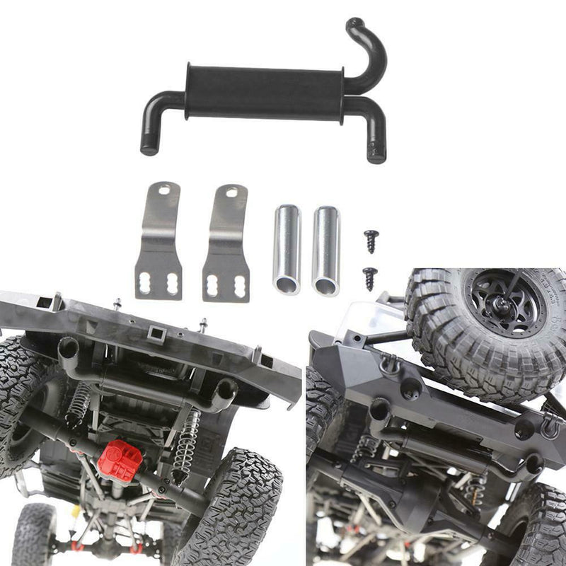 RC Car Tail Exhaust Vent Throat Pipe for 1/10 RC Crawler TRX4 SCX10 90046