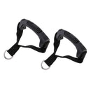 2Pcs Handle Pull Grips D-Rings Handlebar Pull Down Cable Attachment Exercise Gym