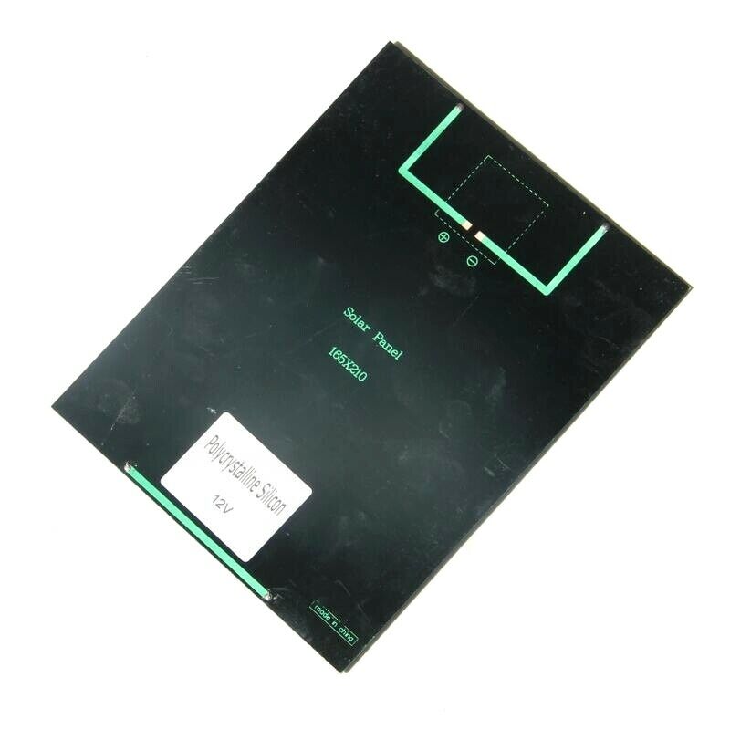 5.2W 12V Solar Cell Polycrystalline Solar Panel DIY Panel Solar Power Batte N4O1