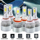 Combo 9005 + H11 + 9006 LED Headlight Kits Hi Low 585000LM 4950W Beam P6X9 U8J3